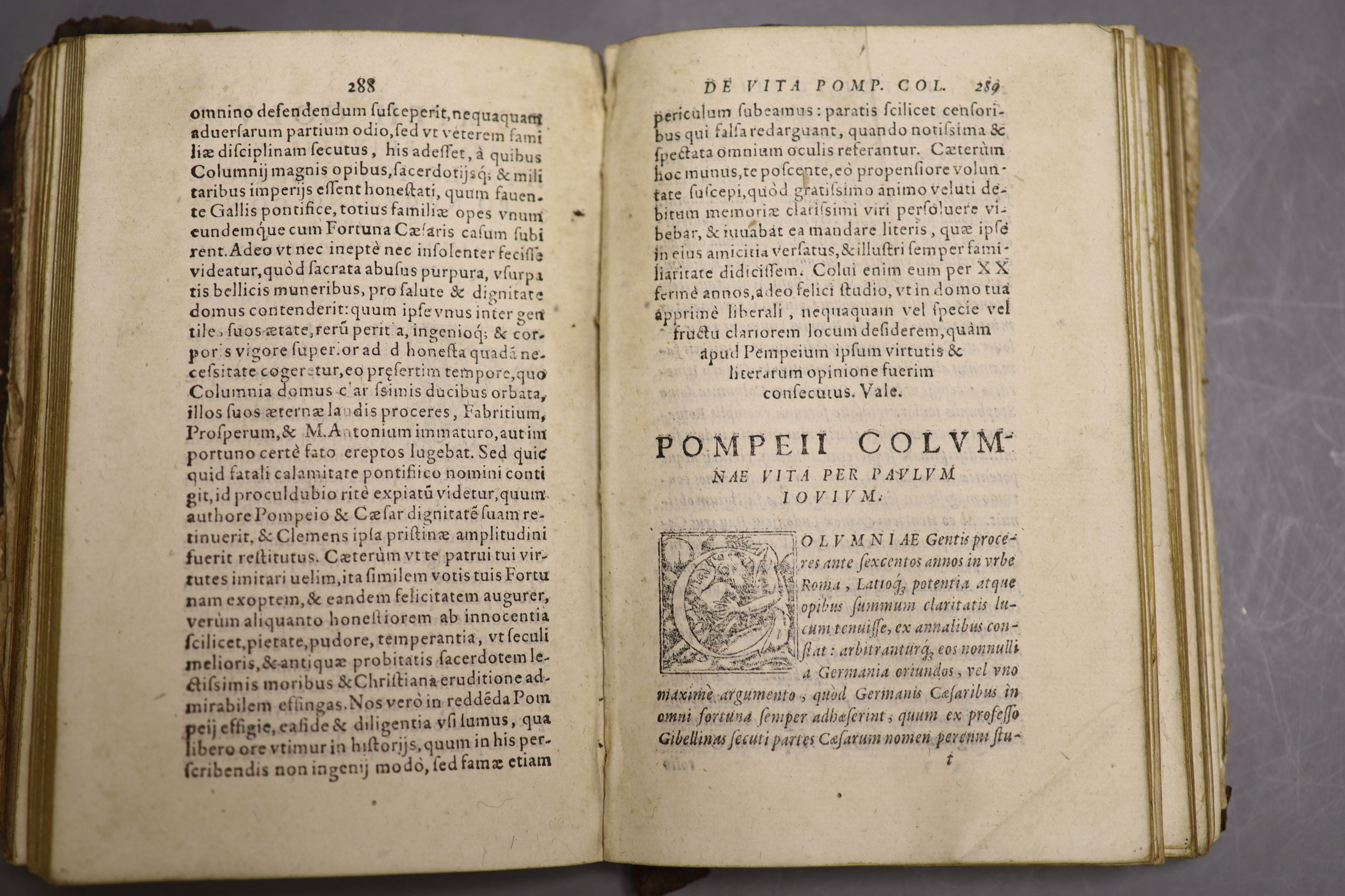 Paolo Giovio; Ludovico Ariosto; Angelo Constanzo; Gabriello Faerno, 16th century book. Publisher, Basel Basel Petri, Heinrich aus Basel und Perna, Peter 1567